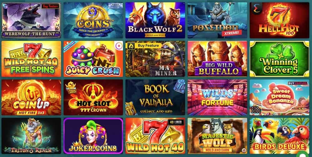 Página de tragaperras populares en 22bet casino