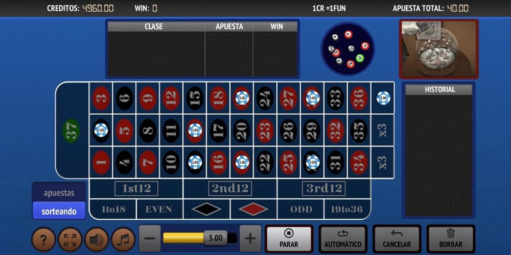 Juego de bingo de casino en línea