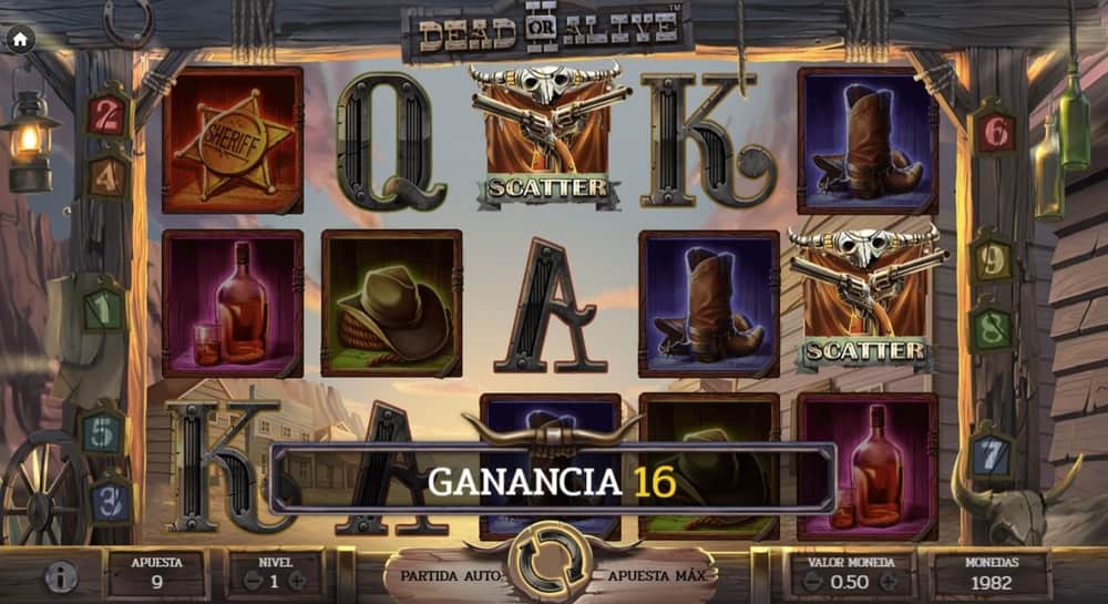 Ganar en la tragamonedas Dead or Alive 2