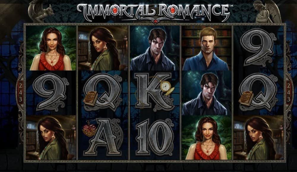 La popular tragamonedas Immortal Romance en 1win Casino