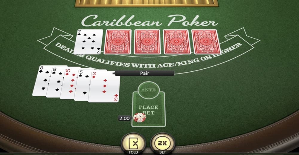 Jugabilidad del Caribbean Poker