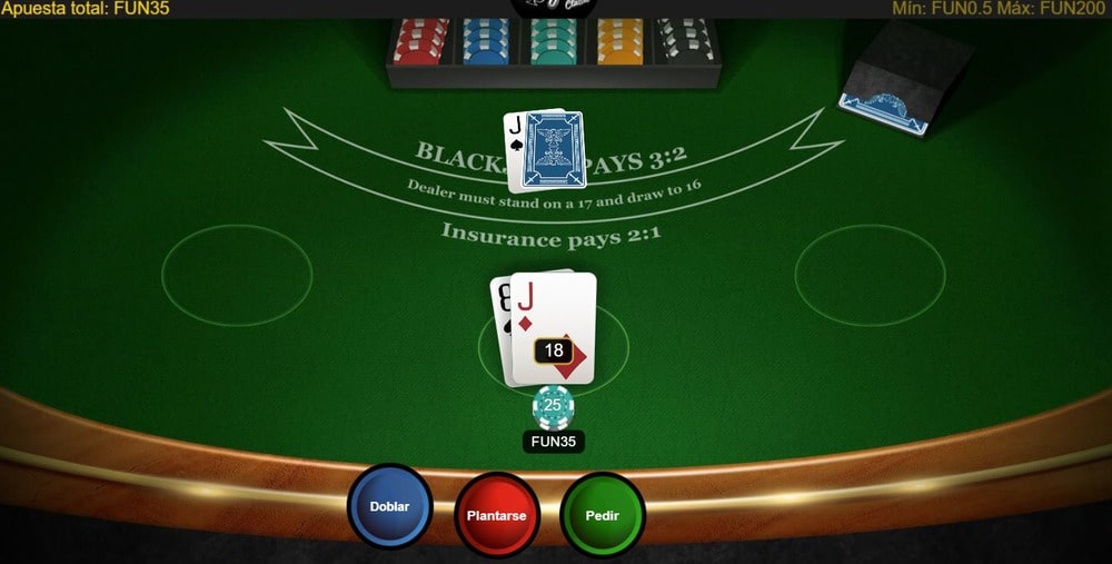 Jugabilidad del blackjack