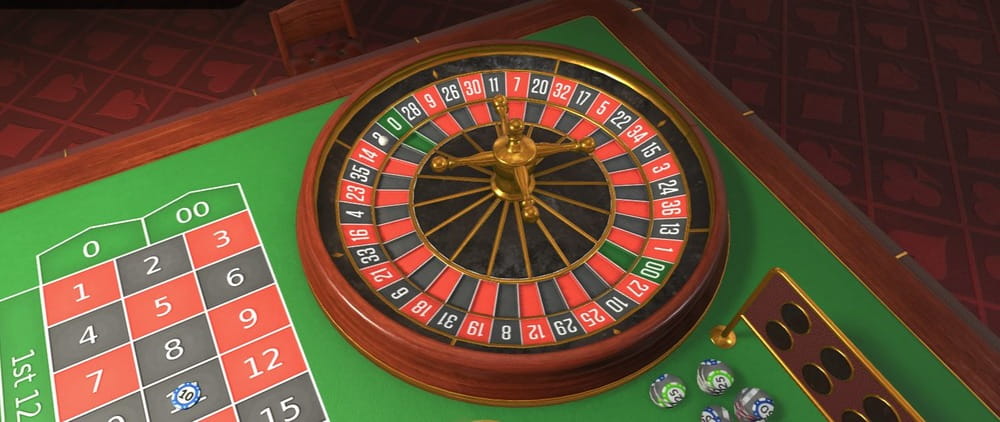 La rueda gira en la ruleta americana