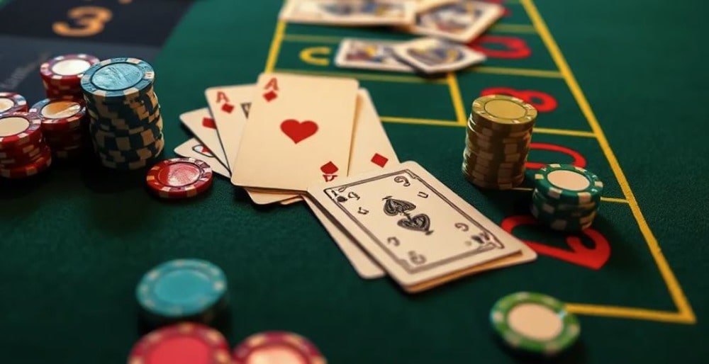 Mesa de juego del casino