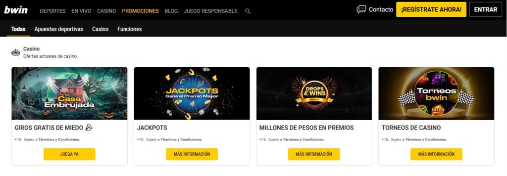 Accede ofertas actuales casino online Bwin
