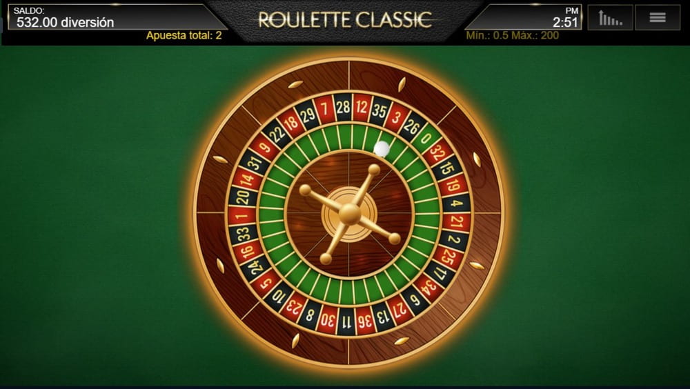 Rueda de ruleta clásica