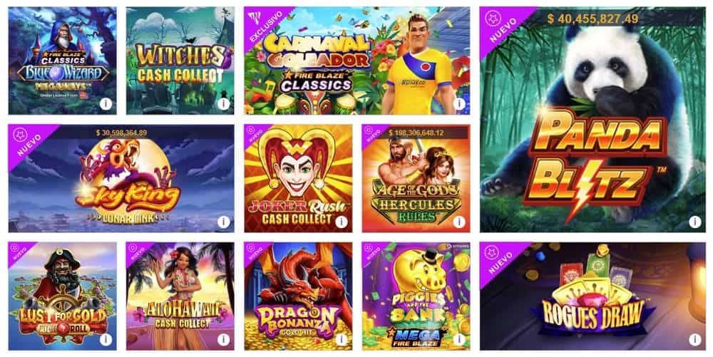 Las tragamonedas más populares de Wplay