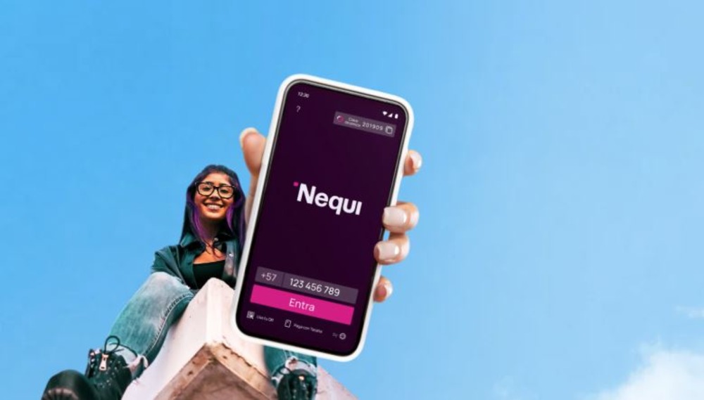 Banner en la web de Nequi