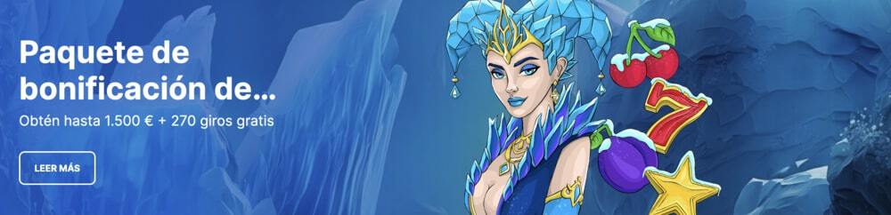 la reina de las nieves de Ice Casino pide una bonificación para la ruleta